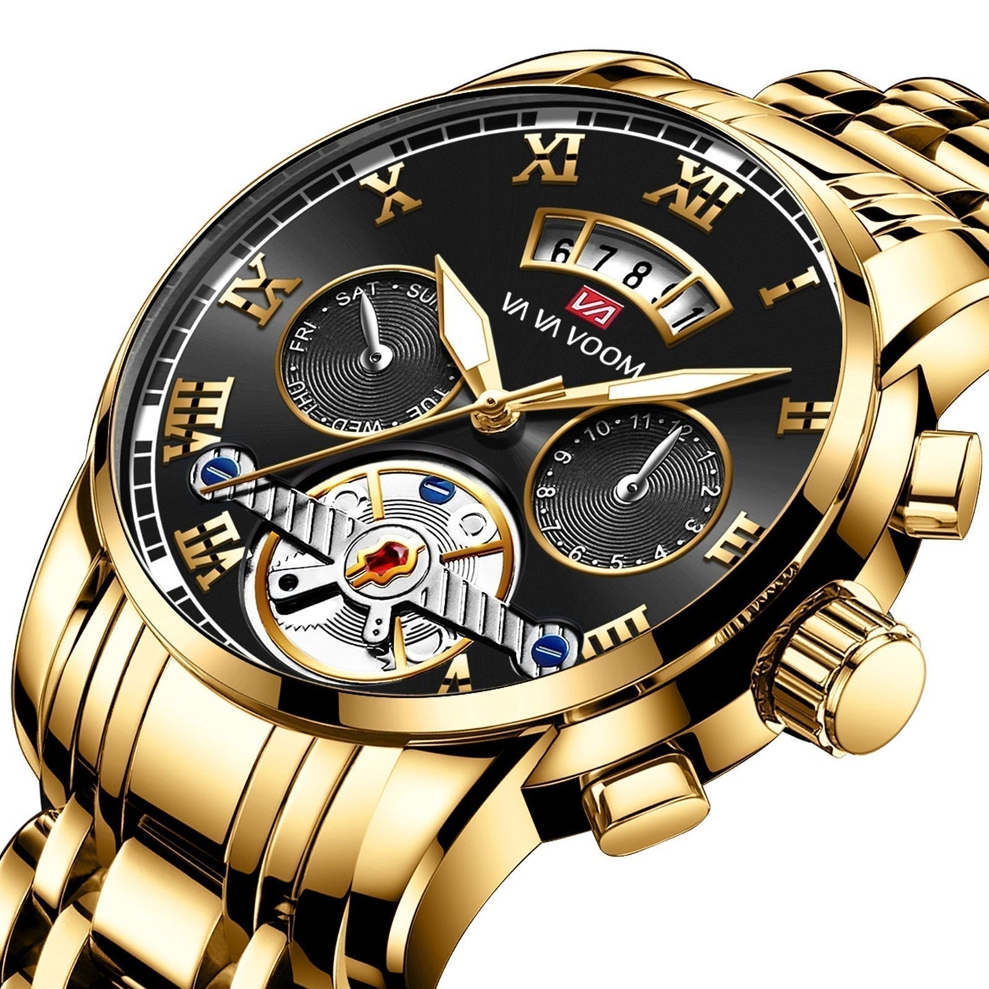 💎 Reloj luminoso impermeable de alto valor Reloj Reloj para hombre de negocios nuevo 2025