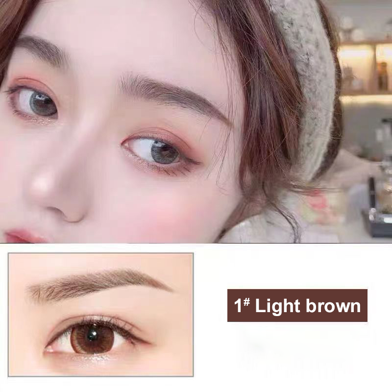 🖤 Lápiz de Cejas Impermeable de 4 Puntas | Trazos Finos Efecto Pelo Natural 💗 | Larga Duración 24H a Prueba de Manchas 🌧️ | 5 Tonos del Marrón al Negro 🎨 | Formato 12 g 👜