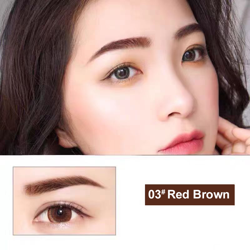 🖤 Lápiz de Cejas Impermeable de 4 Puntas | Trazos Finos Efecto Pelo Natural 💗 | Larga Duración 24H a Prueba de Manchas 🌧️ | 5 Tonos del Marrón al Negro 🎨 | Formato 12 g 👜