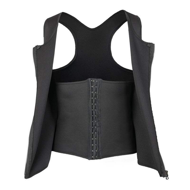 Chaleco Moldeador para Hombre con Cremallera y Entrenador de Cintura