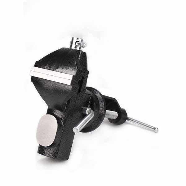 🔥 ¡50% DTO! 🔧 Tornillo de Banco Mini Universal de Alto Rendimiento – Hierro Fundido Templado – Rotación 360° y Mordazas de 63 mm para Taller y Bricolaje