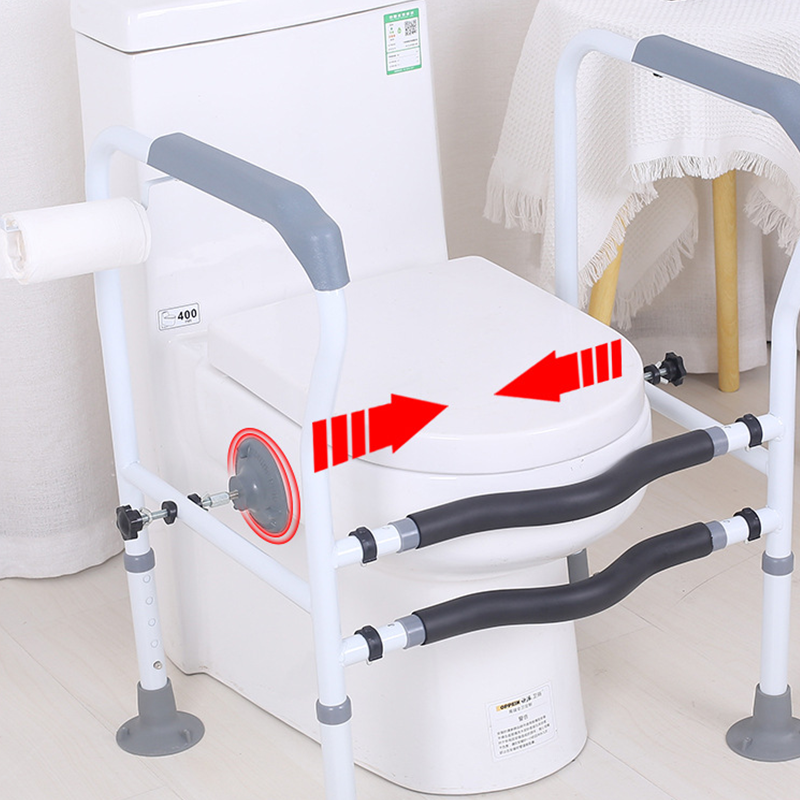 🔥OFERTA HOT 50% OFF! 🚻🛡️ Barras de Seguridad para WC para Personas Mayores – Instalación sin herramientas· ventosas antideslizantes y portarrollos integrado 🏠