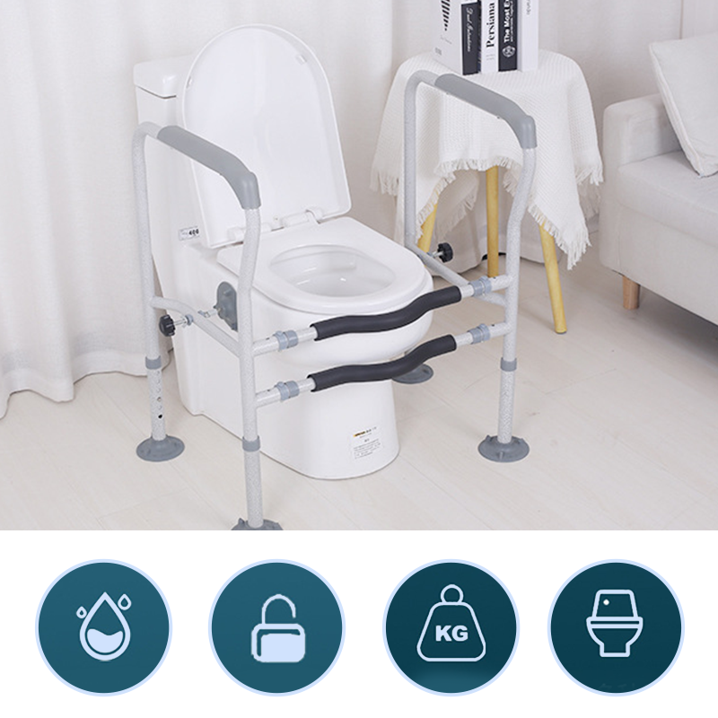 🔥OFERTA HOT 50% OFF! 🚻🛡️ Barras de Seguridad para WC para Personas Mayores – Instalación sin herramientas· ventosas antideslizantes y portarrollos integrado 🏠