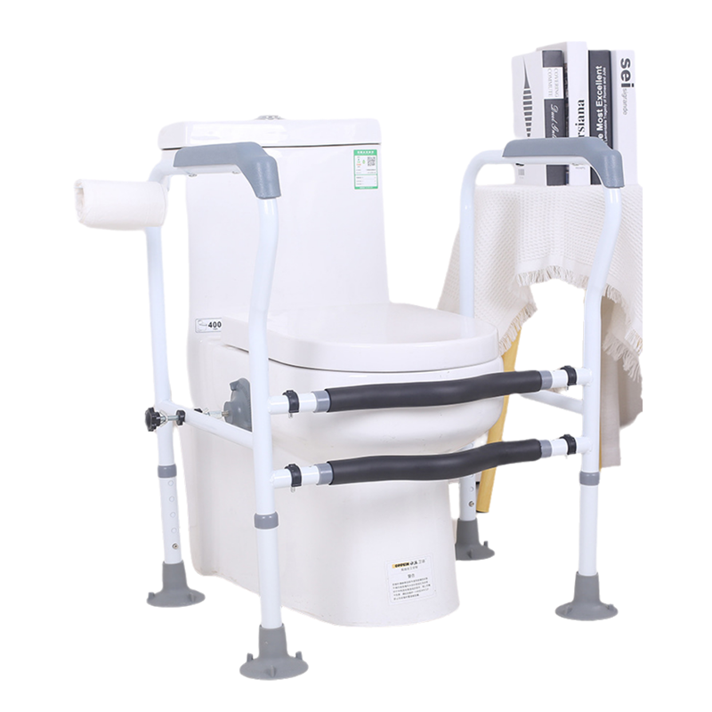 🔥OFERTA HOT 50% OFF! 🚻🛡️ Barras de Seguridad para WC para Personas Mayores – Instalación sin herramientas· ventosas antideslizantes y portarrollos integrado 🏠