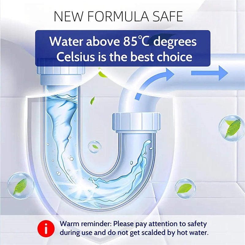 🎁2026 New Arrivals 50% OFF💥Powerful Pipe Dredging Agent for Kitchen and Toilet Pipelines - Dissolves 200+ Blockages and Kills of Bacteria
