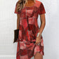 Vestido Casual para Mujer con Estampado Patchwork