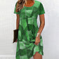 Vestido Casual para Mujer con Estampado Patchwork