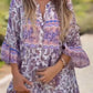 Vestido Floral para Mujer con Escote en V