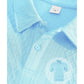 Conjunto de dos piezas para hombre con rombos: camisa manga corta con cuello y short cordón ajustable