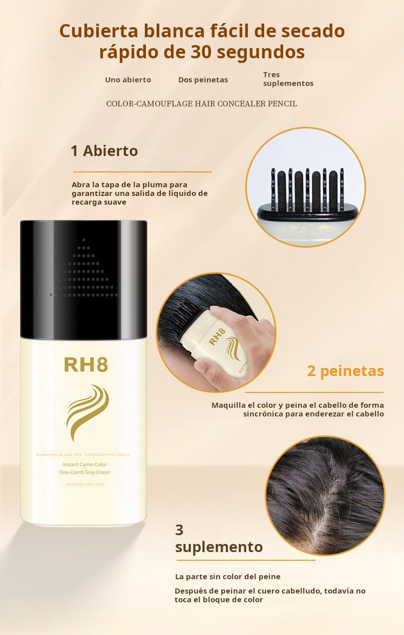 2 en 1 Lápiz de color y peine