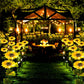 Luz Solar LED de Jardín en Estaca con Diseño de Girasol