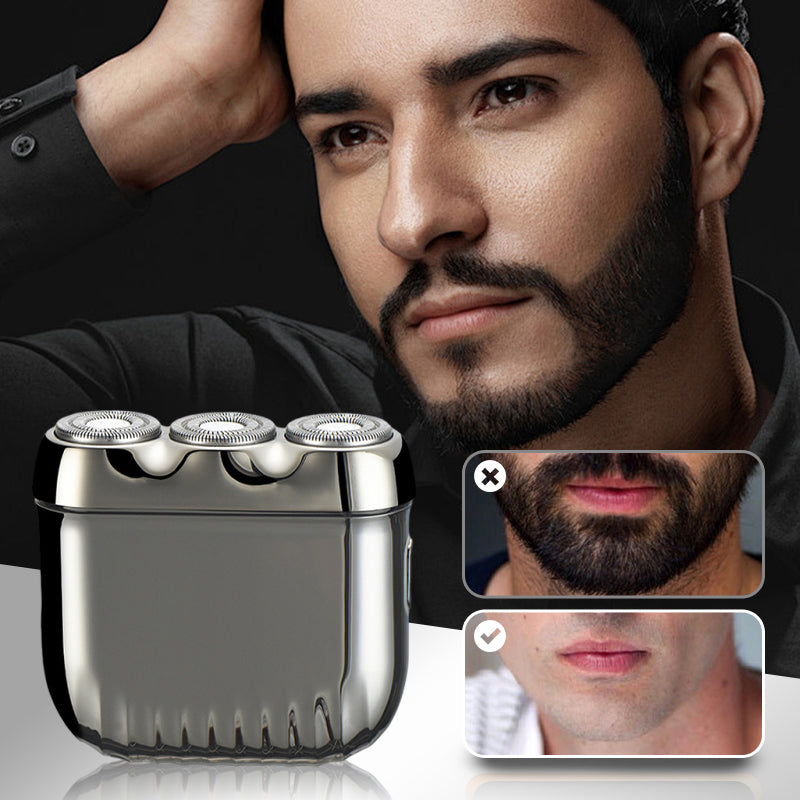 Afeitadora eléctrica portátil e impermeable para hombres