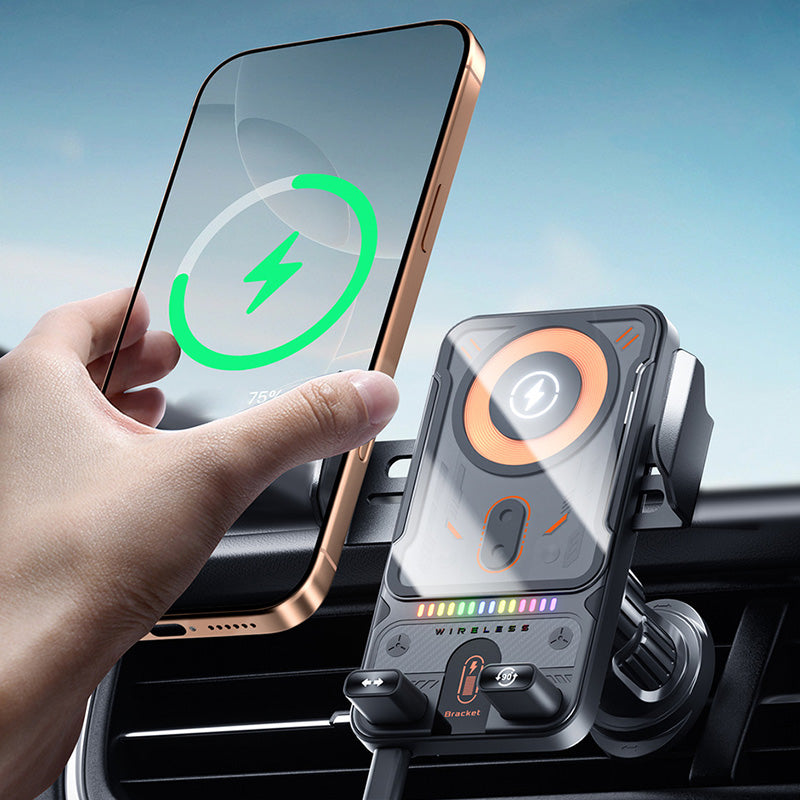 ⏳Oferta Limitada por Tiempo⏰Nuevo Soporte para Coche con Carga Inalámbrica Rápida (2026)