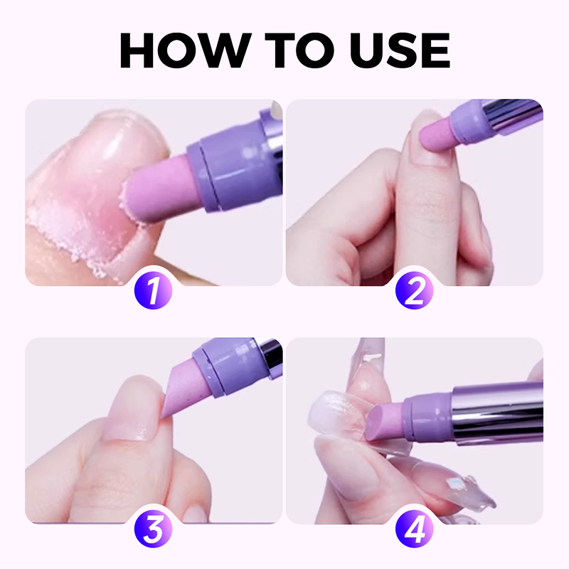 💜Compre 1 y llévese 1 gratis💜2025 Nuevo bolígrafo para el cuidado de uñas 3 en 1 mejorado