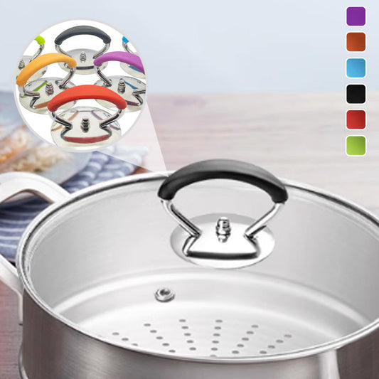 ⏳🔥¡50 % DE DESCUENTO POR TIEMPO LIMITADO! ⏰ 🍳 Pomo de Repuesto Anticalor de Silicona para Tapas de Olla – Seguro y Conveniente ✨