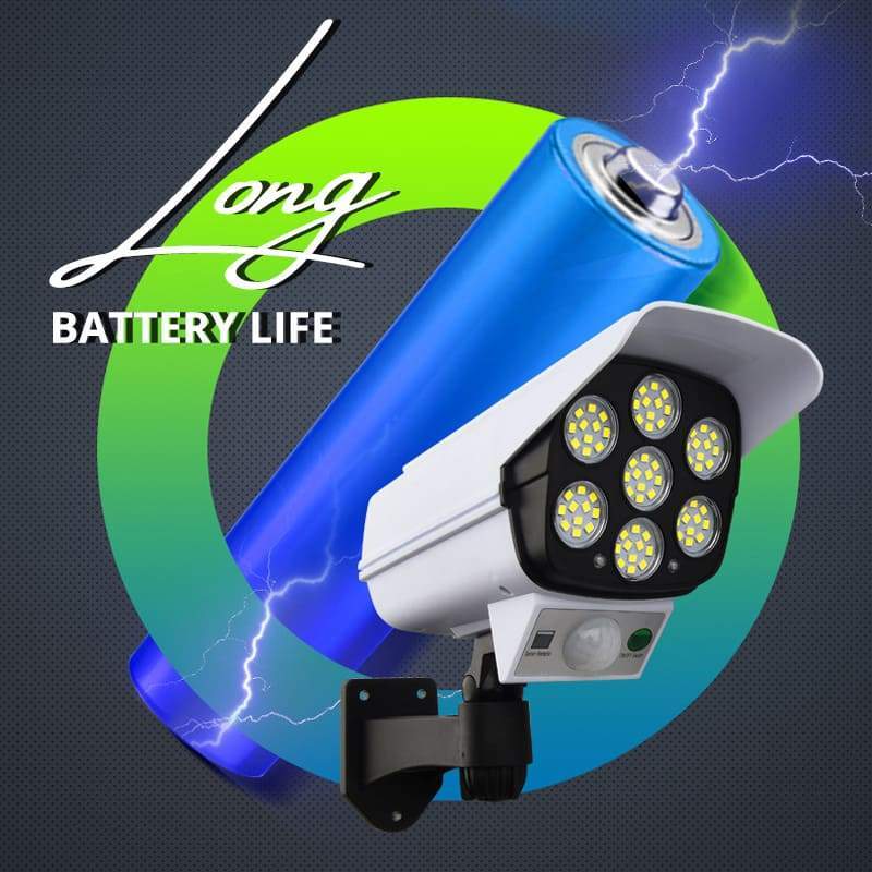 🏆Luz solar con sensor de movimiento tipo cámara