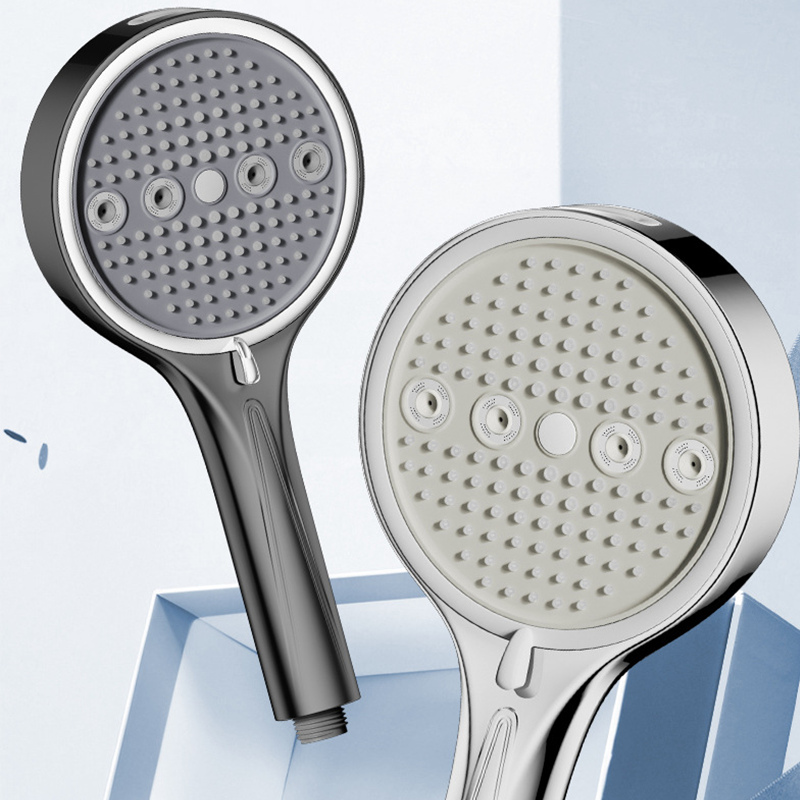 🔥¡50% DE DESCUENTO!🔥 Cabezal de Ducha de Mano de Alta Presión con 6 Modos 🚿✨ – Boquillas de Silicona Antisarro y Soporte Sin Perforación