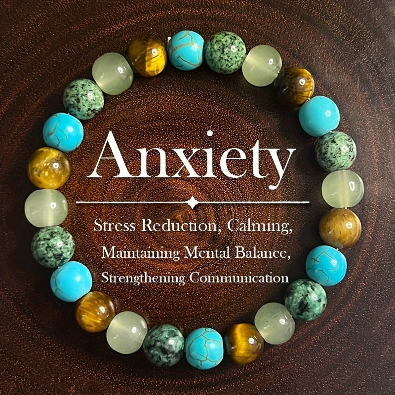 Pulsera de Cuentas de Piedra Natural