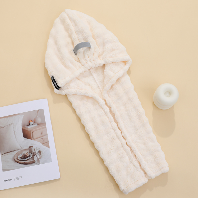 💫Compra 1 y llévate 1 gratis🛁Toalla grande para el cabello con cinta segura para mujeres