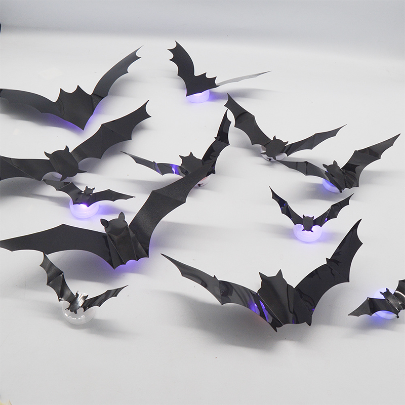 🦇LIMITED-TIME 50% OFF! ⏰Spooky 3D Bat LED Wall Light, Halloween Indoor Outdoor Wall Decoration Light👻