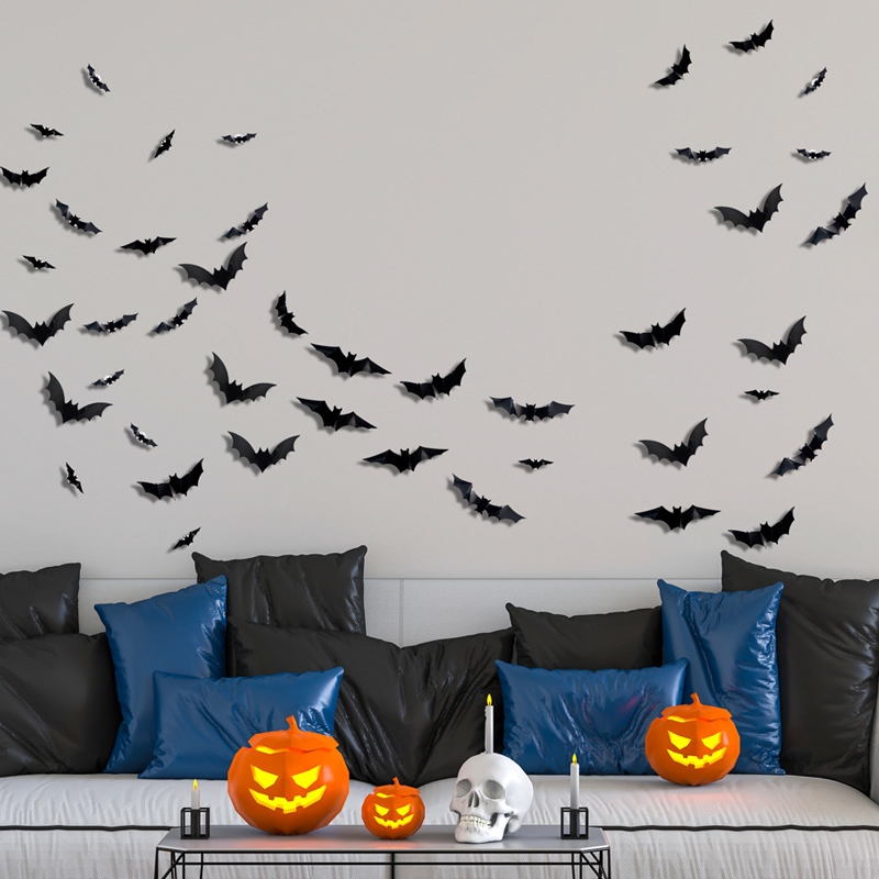 🦇LIMITED-TIME 50% OFF! ⏰Spooky 3D Bat LED Wall Light, Halloween Indoor Outdoor Wall Decoration Light👻