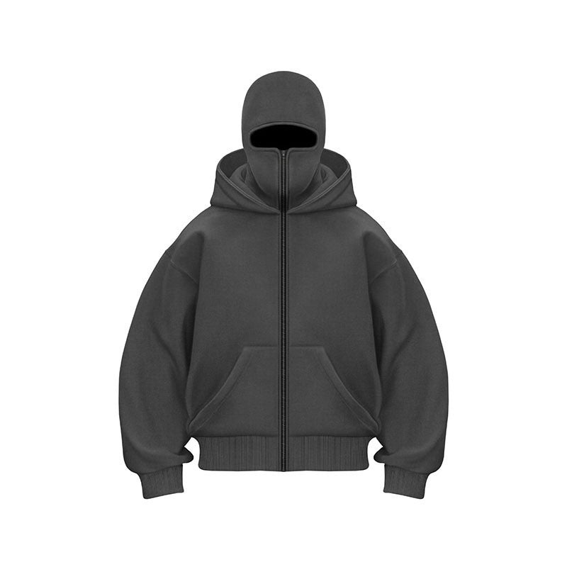 Sudadera con capucha y cremallera Ninja para hombre y mujer