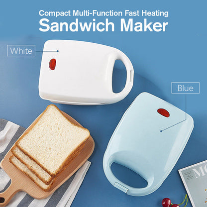 ⚡️Sandwichera Compacta de Calentamiento Rápido🥪 - Placas Antiadherentes Desmontables, Operación con Un Solo Toque (Encimera Compacta)