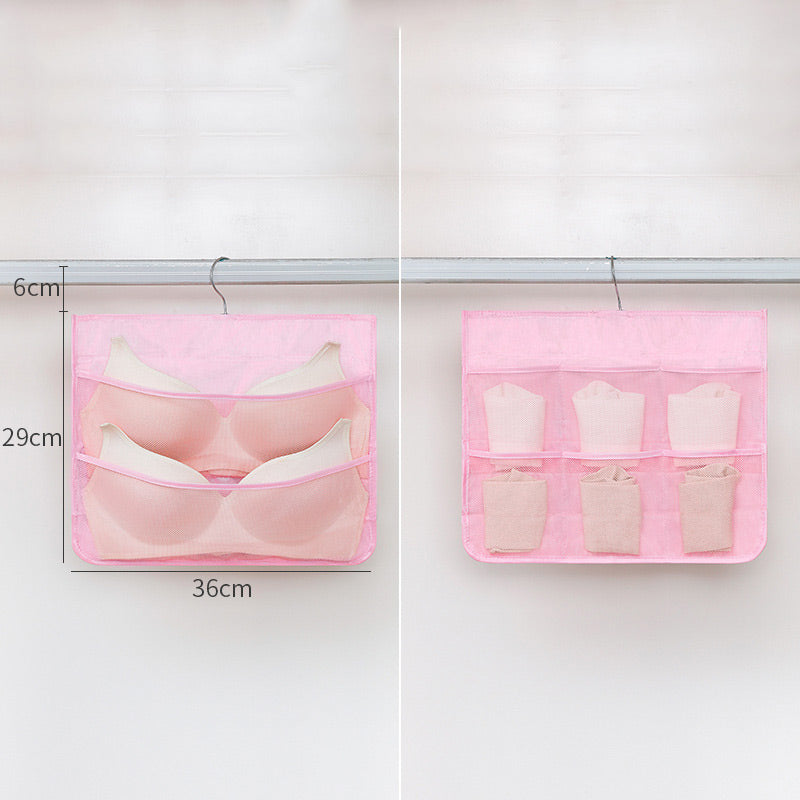 Organizador colgante de doble cara para guardar ropa interior