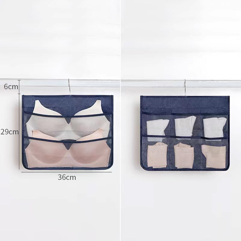Organizador colgante de doble cara para guardar ropa interior