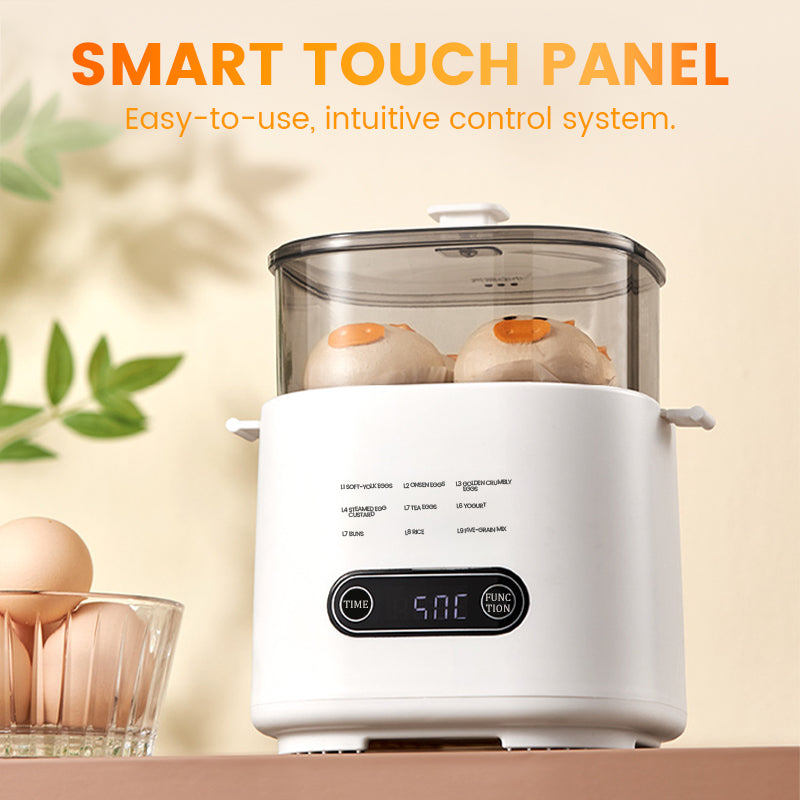 Mini set multifuncional para cocinar huevos con panel táctil inteligent