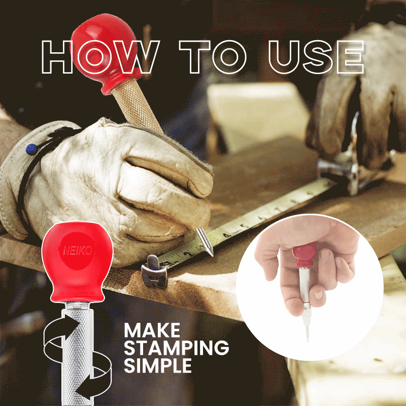 📢📢50% DTO. !! ⏰Granete automático con resorte: marcado de precisión para metal y madera con fuerza ajustable 🛠️📏