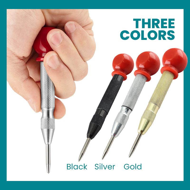 📢📢50% DTO. !! ⏰Granete automático con resorte: marcado de precisión para metal y madera con fuerza ajustable 🛠️📏