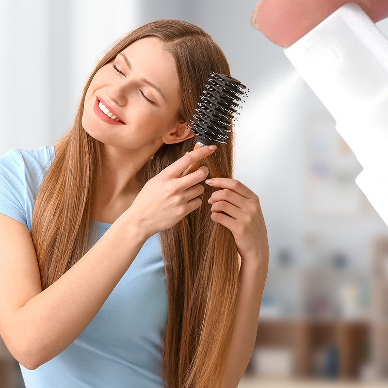 Spray para el cuidado del cabello de pelucas sintéticas y naturales