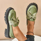 Mocasines de Plataforma Lindos y Elegantes con Moño