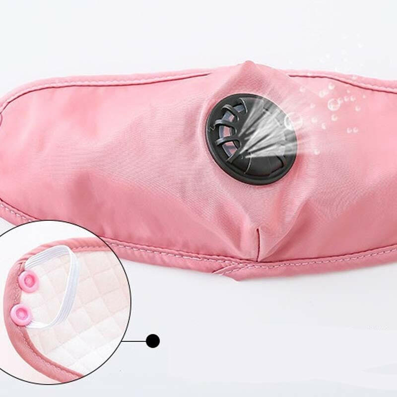 Gorro térmico con máscara con válvula de respiración desmontable