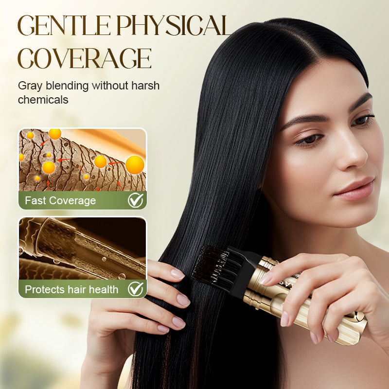 💇‍♀️ ¡COMPRA 1 LLEVA 1 GRATIS! ✨ Peine Tinte 2en1 para Canas - Cobertura Rápida y Natural, Sin Productos Químicos Agresivos, Fácil de Usar en Casa 🌿📦