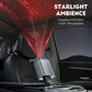⚡✨ Cargador de coche ultrarrápido: dos puertos USB-C retráctiles con luz ambiental Starlight y protección de seguridad inteligente 🚗💫