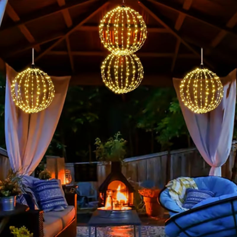 📢📢50% DE DESCUENTO !! ⏰Luz esférica LED colgante – Resplandor suave y encanto decorativo ✨