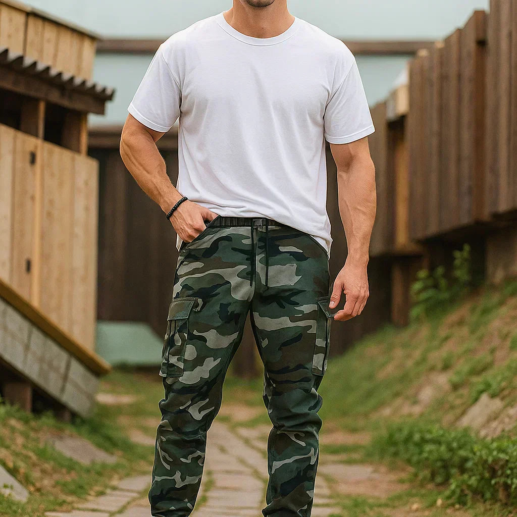 👖Pantalones de trabajo tácticos resistentes – 💪 Nailon-algodón duradero | 🔧 Multibolsillos | 🌲 Ideales para exteriores y trabajo