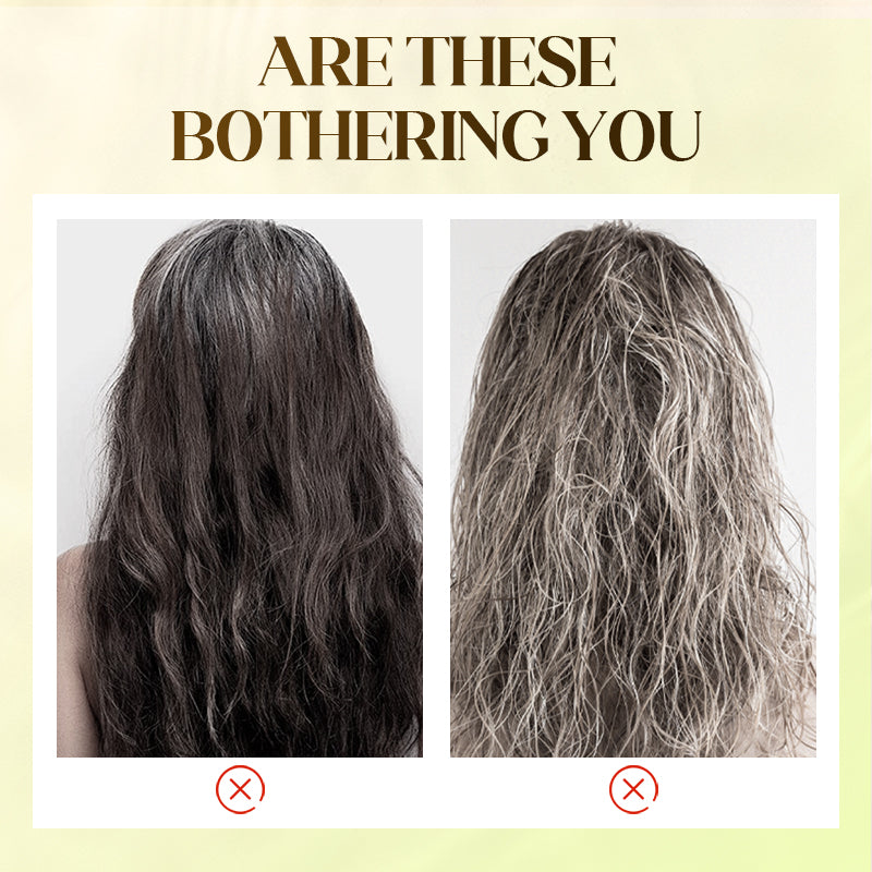 🔥Oferta especial 2025🔥Tinte capilar de extractos vegetales de 207 ml para cabello canoso