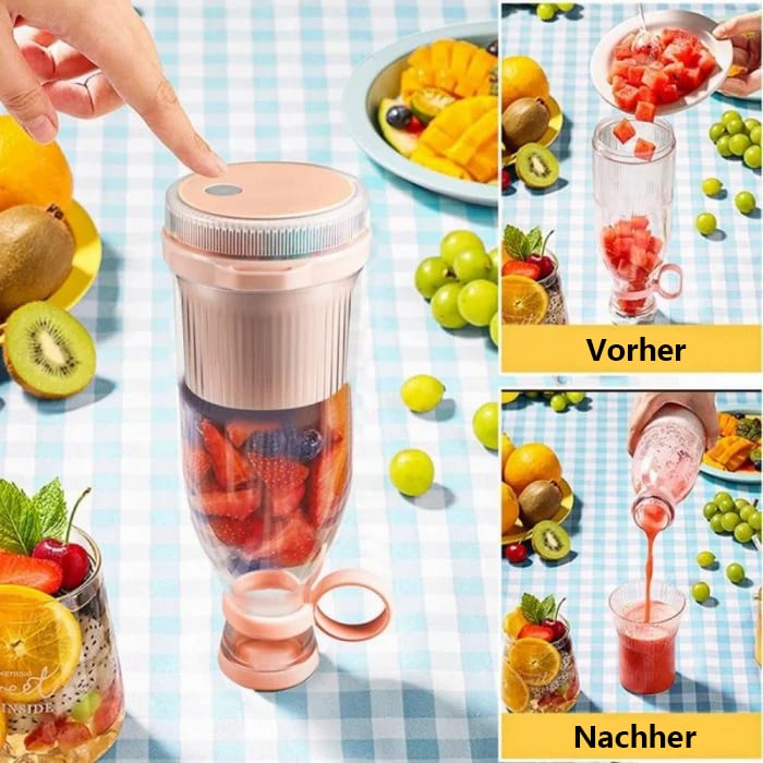 🎄 Ofertas especiales para Navidad 🎄 Extractor de jugo portátil más vendido | 🌟 ¡Disfruta de jugo fresco en cualquier momento y en cualquier lugar!