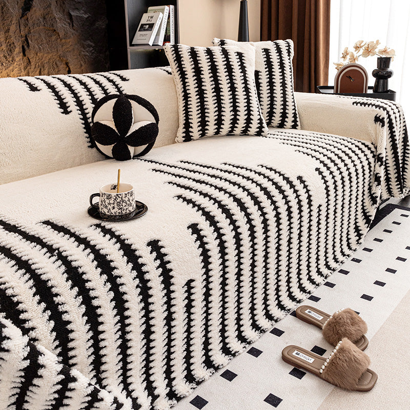 👉 🧸✨ Funda de Sofá de Felpa Ultra Suave – Cálida, Antideslizante y Perfecta para el Hogar