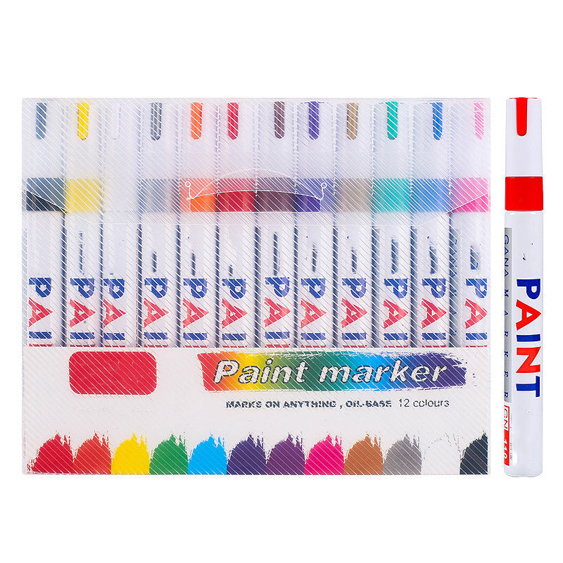Marcador de pintura para neumáticos a base de aceite e impermeable