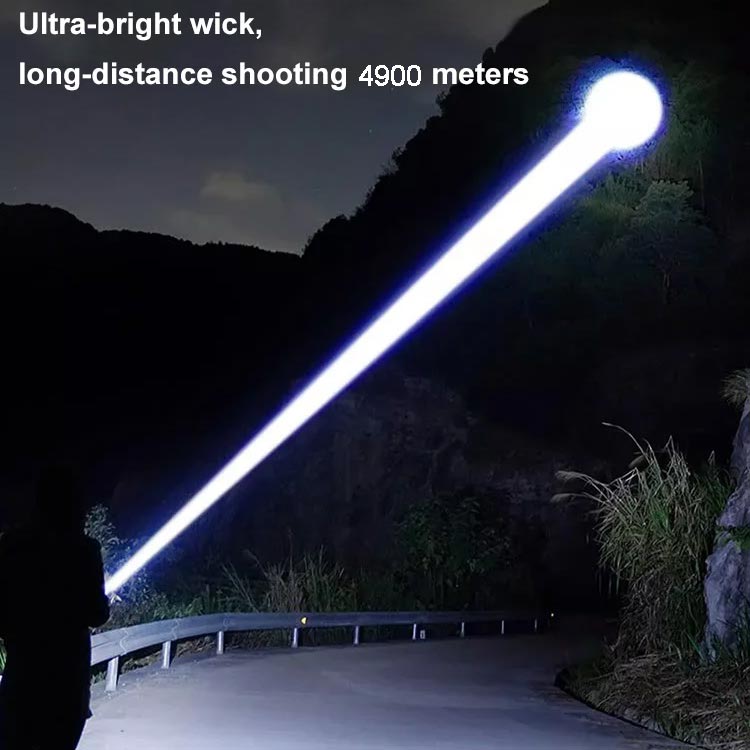 🔦🔥 Linterna Superpotente con Zoom – Iluminación Intensa y Alcance Ajustable ✨