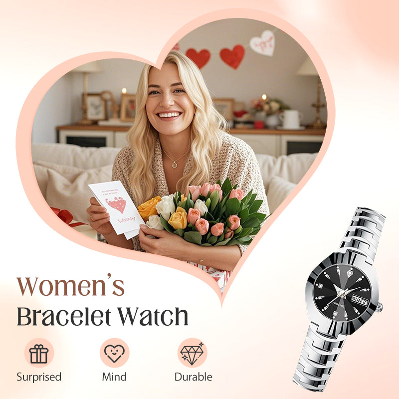 Reloj elegante e impermeable para mujer