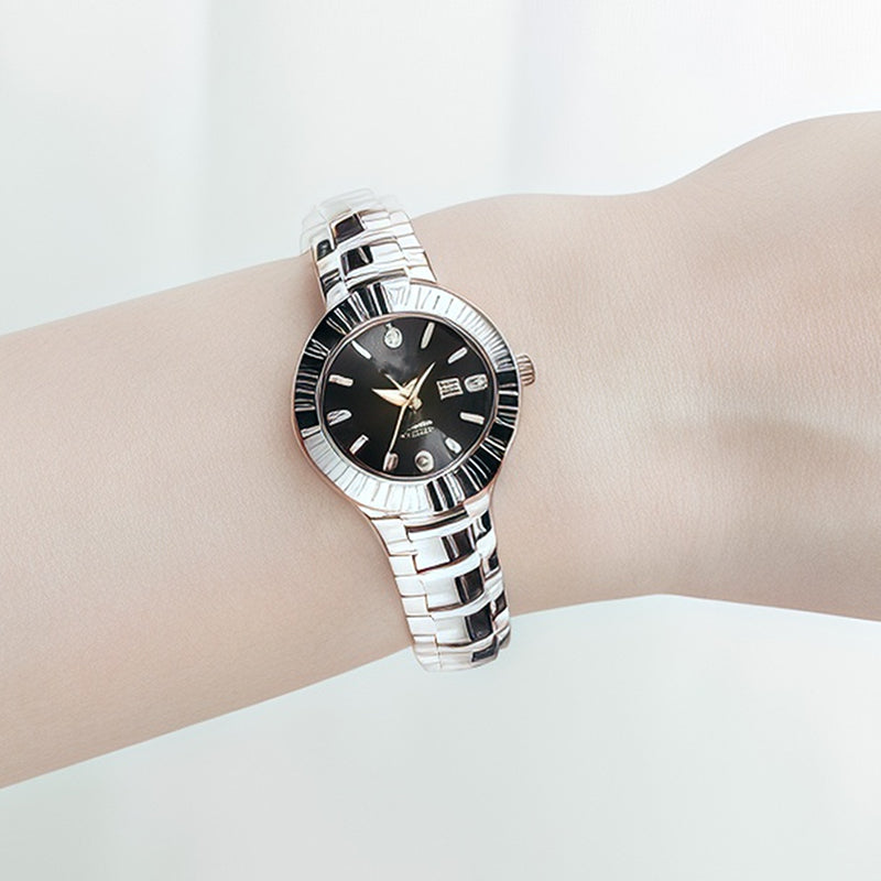 🔥50% DE DESCUENTO EN OFERTA RELÁMPAGO | Elegante reloj de cuarzo impermeable para mujer