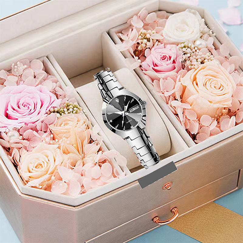 🔥50% DE DESCUENTO EN OFERTA RELÁMPAGO | Elegante reloj de cuarzo impermeable para mujer