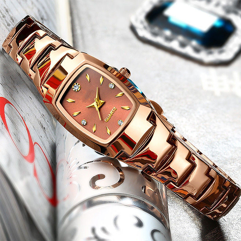 🔥50% DE DESCUENTO EN OFERTA RELÁMPAGO | Elegante reloj de cuarzo impermeable para mujer