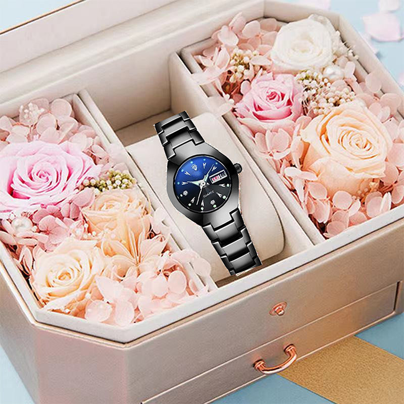 🔥50% DE DESCUENTO EN OFERTA RELÁMPAGO | Elegante reloj de cuarzo impermeable para mujer