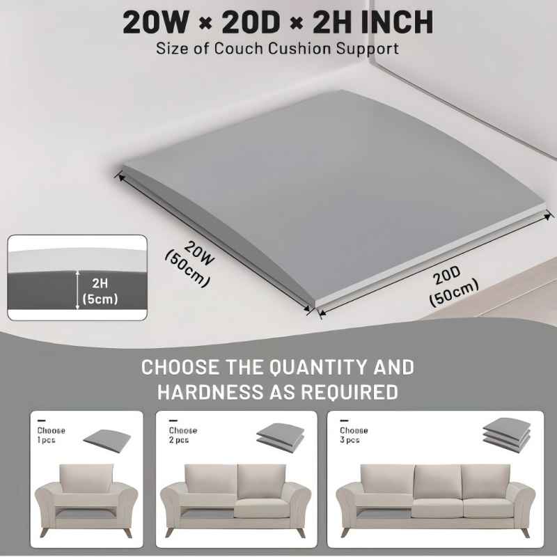 Soporte para Cojín de Sofá para Asiento Hundido